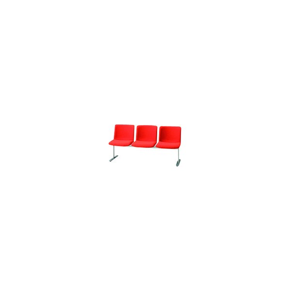 ※法人専用品※プラス 17903)LS-270 ロビーチェア3人用背付 LS-2731S OR 1点｜DIY FACTORY ONLINE SHOP