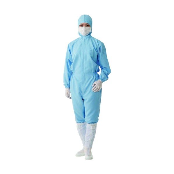 東京硝子器械 着用快適ツナギ服 FT191C 白 3L 568-25-01-65 1点