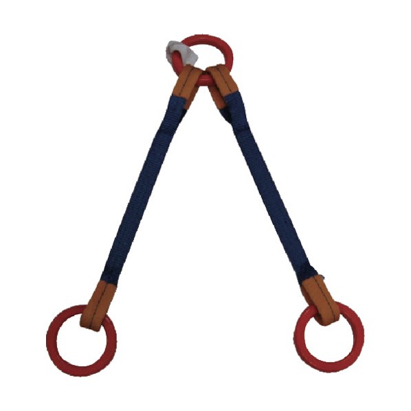 東レインターナショナル 金具付シグナルスリングＫＤＲＲ１．０トン長さ３．０ｍ KDRR-1X3.0 1｜DIY FACTORY ONLINE SHOP