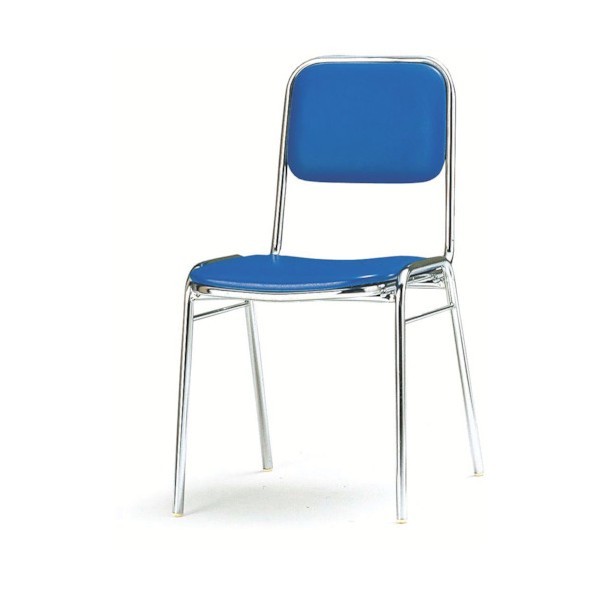※法人専用品※藤沢工業 食堂用チェア 全幅×全高(mm):423×761 グリーン FSC-300-GN 1点