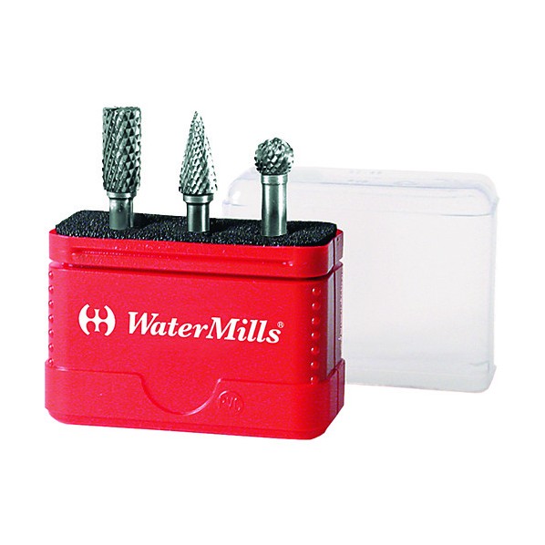 WaterMills WMノンコート超硬ロータリーバーセット 6mm軸 ミニボックス3本組 WMTCMSET3 1点｜DIY FACTORY ONLINE SHOP 10,034円