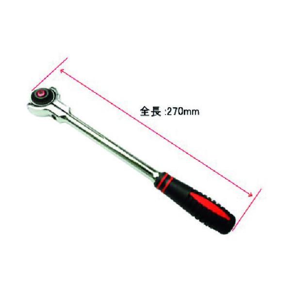 ワールドツール 3/8DR ラウンドヘッドラチェット 72T 2002000014184 1個