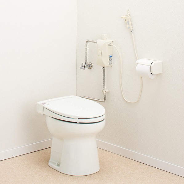 ※法人専用品※アサヒ衛陶 ニューレット簡易水洗トイレセット(便器(一般地)+暖房便座) ホワイト AF50L47LW 1セット|DIY FACTORY ONLINE SHOP