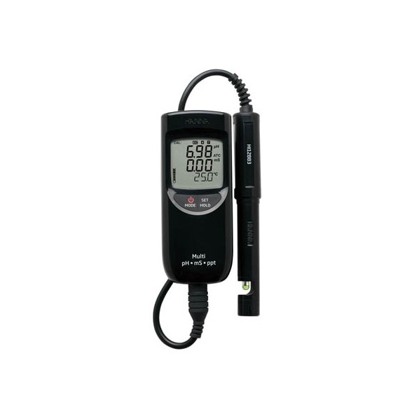 ハンナ 携帯型pH/EC/TDS/℃計  HI991301D 1台