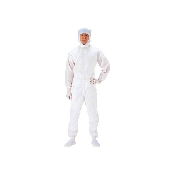 続服(クリーンルーム用 軽量タイプ) S ホワイト 1着 8,512円