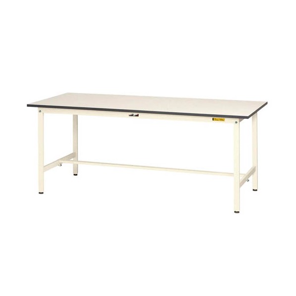 ※法人専用品※山金工業|YAMAKINKOUGYOU|ヤマキン ワークテーブル 150シリーズ 固定式 シルキーホワイト SUP-975-WW 1点｜DIY FACTORY ONLINE SHOP