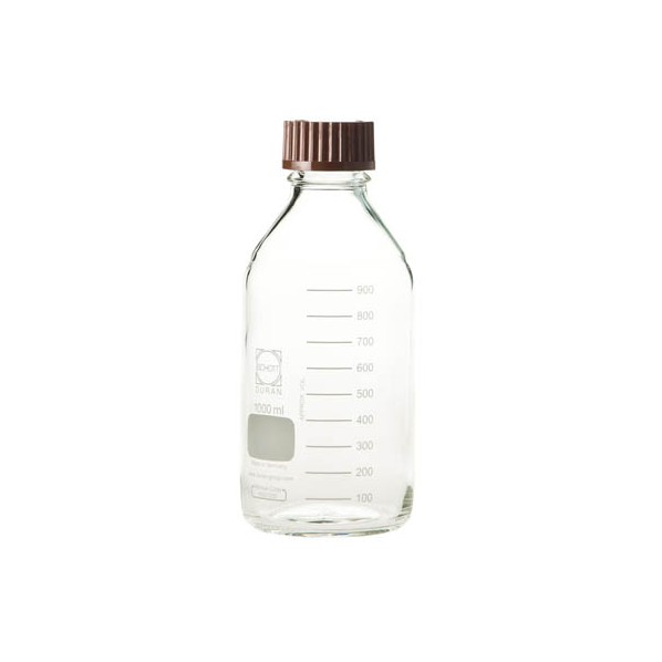 柴田科学 耐熱ねじ口びん 赤キャップ付 10000mL 10L 017200-100001 1個