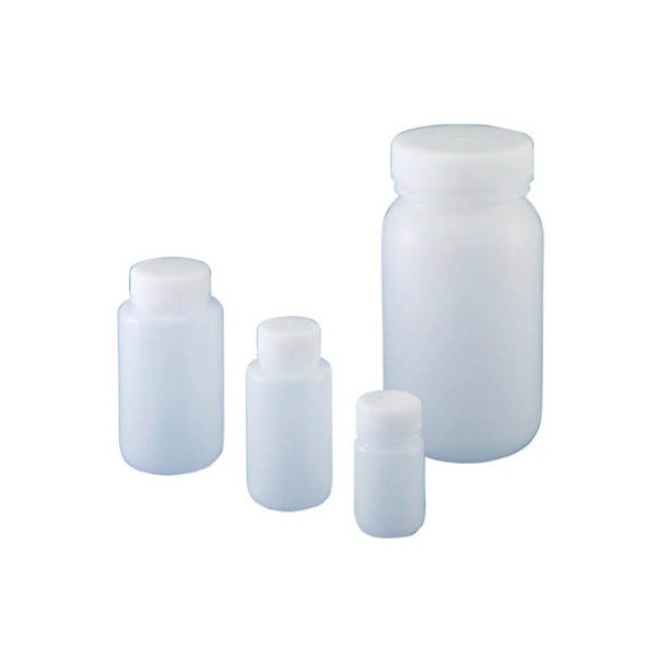 Jボトル(PE広口瓶 中栓なし) 100mL 200本