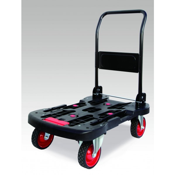 日東 オフロード台車 縦750×横480×高さ120mm ブラック NHT-NP150BK 1台|DIY FACTORY ONLINE SHOP