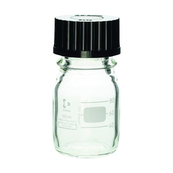 柴田科学 ねじ口びん ファーメンター用 100mL 016060-1002A 10個