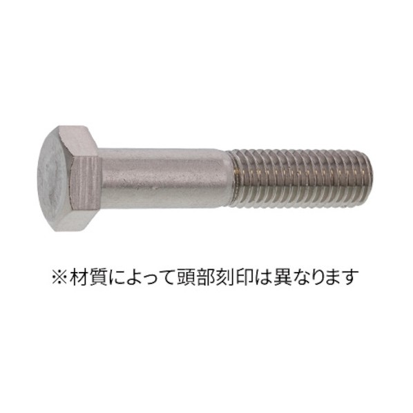 サンコーインダストリー SUS329J4L 六角ボルト 半ネジ 16X60 （30本入） 252-4677 1点