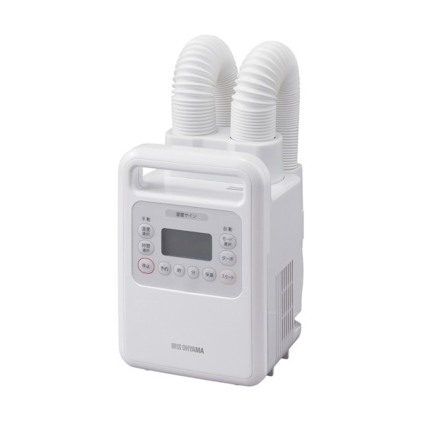 アイリスオーヤマ ふとん乾燥機 ハイパワーツインノズル ホワイト FK-WH1 1台