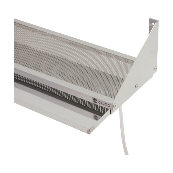 ※法人専用品※東製作所 ステンレス水切トレー付パンチング平棚 塩ビホース左側 FSPM-900-200-L 1点|DIY FACTORY ONLINE SHOP