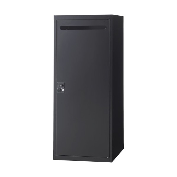 井上金庫販売 リサイクルステーション 機密書類回収用 ブラック IRE-04K BK 1点