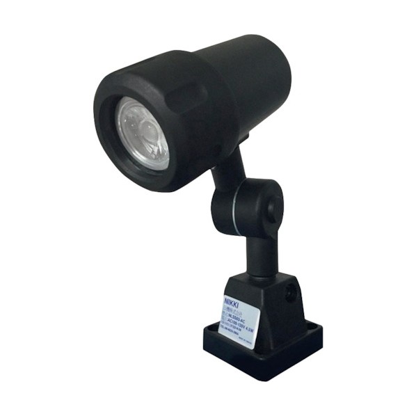 日機 防水型LEDスポットライト 2mケーブル プラグ付 430lm AC100~120V NLSS03CAC2MP 1台