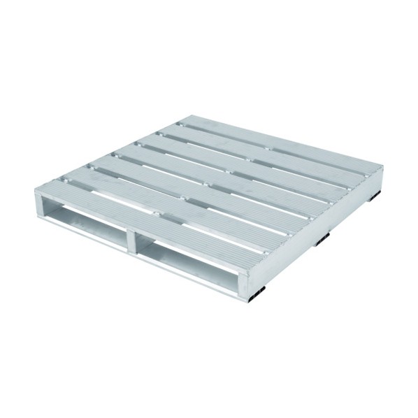 ※法人専用品※アルインコ アルミパレット PLT型 片面二方差し 1100X1100 オプション取付仕様 PLT1111P 1点