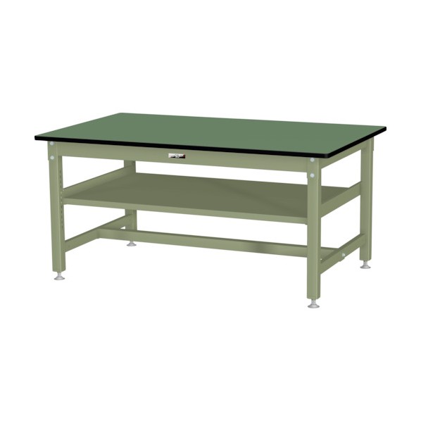 ※法人専用品※山金工業 ワークテーブル 800シリーズ 固定式 H740 SVR-1590S2-GG 1点|DIY FACTORY ONLINE SHOP