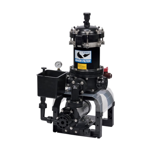 日本フイルター フイルター 揚水機付き添い人濾過機 鷲Bつづき物(黒いこと) 6000L/h 50サイクル操作手順 EGLE-4-B-5-T 1点
