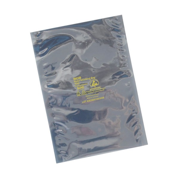 SCS 静電気シールドバッグフラットタイプ279X381mm(100枚入) 1001115 100枚