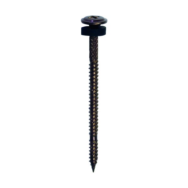 ダイドーハント 瓦用SUSXM7 パワープラスビス 4．0x90(ブロンズ)オレフィンP付(100本) 00049769 100台