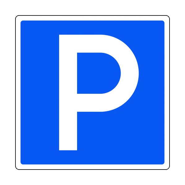 日本緑十字社道路標識(構内用)P(駐車可)道路403(AL)反射タイプ600×600mm133710|DIY FACTORY ONLINE SHOP