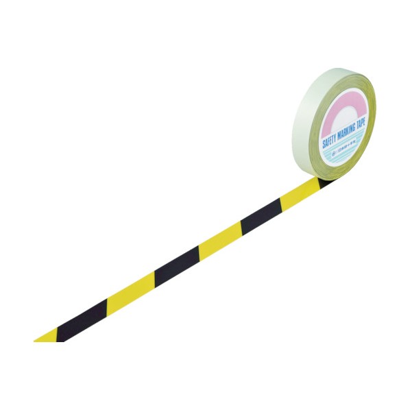 日本緑十字社 ガードテープ(ラインテープ)GT‐251TR 25mm×100m 148022 1巻|DIY FACTORY ONLINE SHOP