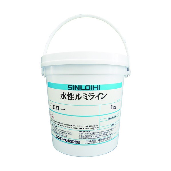 サンデーえの具 シンロイヒ水溶性ルミ伝達ルート1kg黄み 20005N 花・ガーデン・DIY-DIY・工具-塗装用品