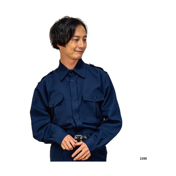 岡潮 警備シャツ2200(秋冬)ユニセックス 3L 2200-3L 1着