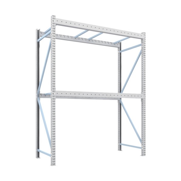※法人専用品※トラスコ パレットラック2トン用2300X1000XH3000 2段 単体 2D-30B23-10-2 1｜DIY FACTORY ONLINE SHOP