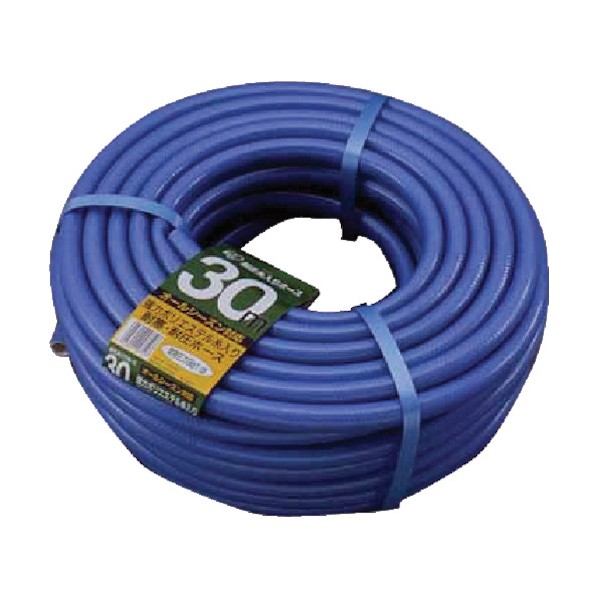 アイリスオーヤマ 耐圧糸入りカットホース30m φ370×φ370×H145（mm） ブルー 30M 1