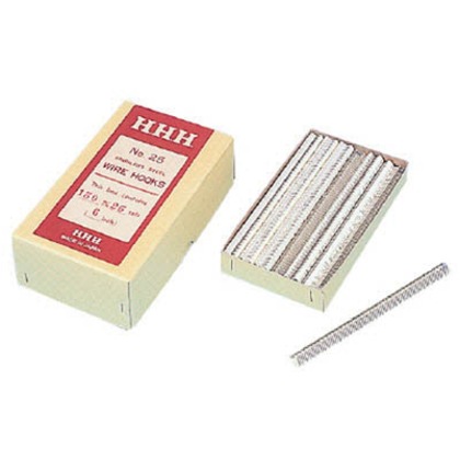スリーエッチ ワイヤーフック(ステンレス)No.25×2インチ(200本入) T25X2 200本