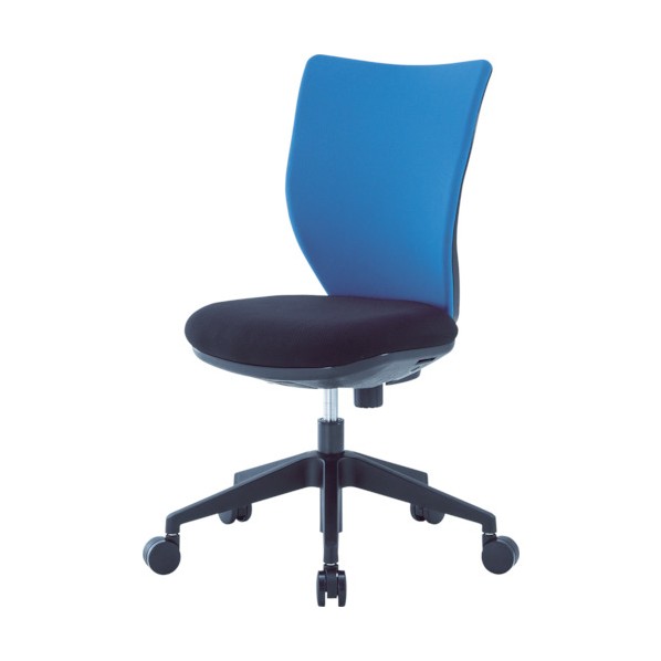 アイリスチトセ 回転椅子3DAブルー肘なし 3DA-45M0-BL