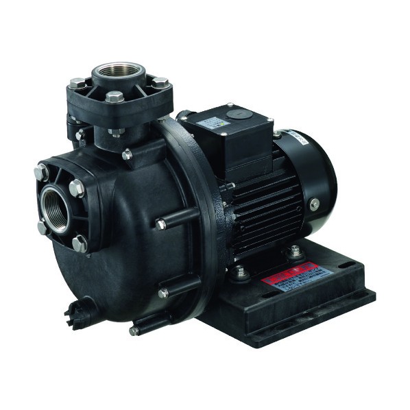 鶴見製作所 海水用自吸式うず巻ポンプ 60HZ 口径40×40mm 三相200V 40TPSPZ-7533B-P 1点