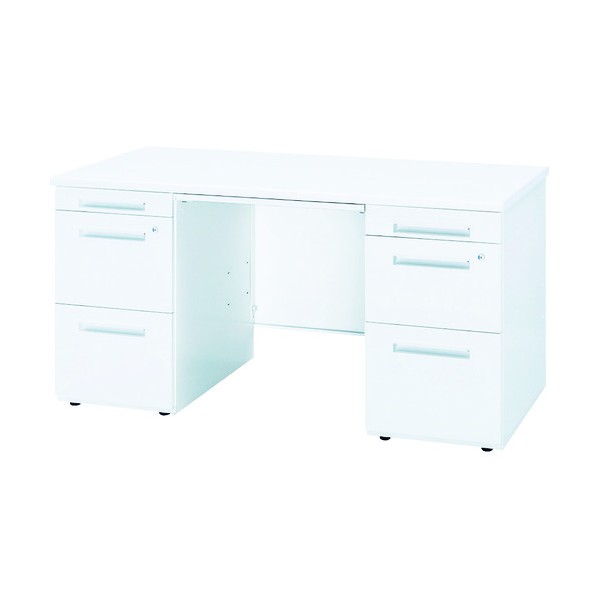 ※法人専用品※トヨセット 両袖机 50CBL-147ABWW 1|DIY FACTORY ONLINE SHOP