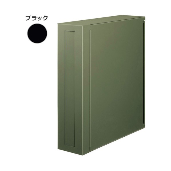 トレード かもんポスト PAX(パックス)左開き ブラックPAX-L-BK 6300031321 1台