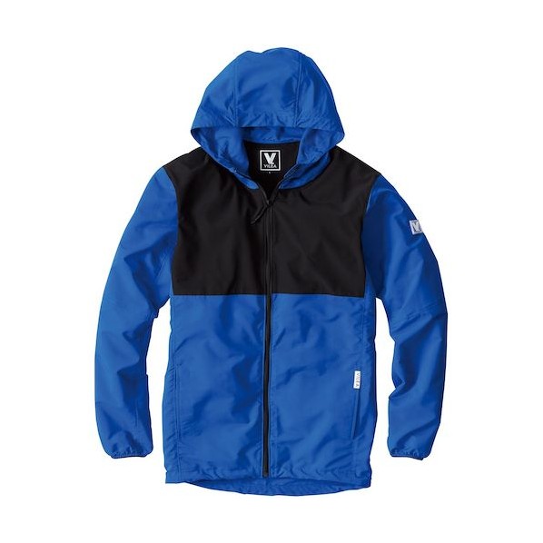 村上被服 バイカラージップパーカー LL ロイヤルブルー 7500-LL-75 1点