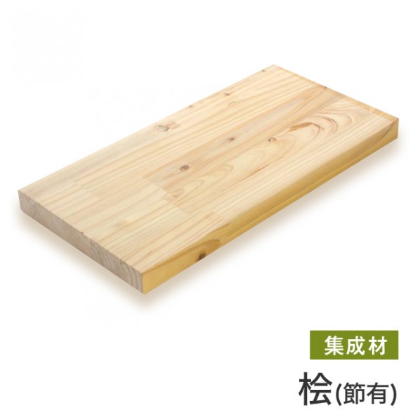 マルトク 桧(節有)集成材(サイズ:20&times;500&times;1000mm) 20&times;500&times;1000mm s007 1枚｜DIY FACTORY ONLINE SHOP