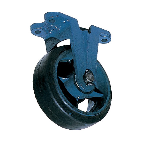 ※法人専用品※京町産業車輛 鋳物製金具付ゴム車輪(幅広)(1個) AHU250X75 1｜DIY FACTORY ONLINE SHOP