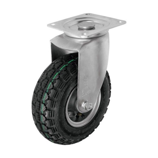シシク シシク 空気入車輪付キャスター 自在 290mm AIJ3.50-5 1台｜DIY FACTORY ONLINE SHOP 12,307円