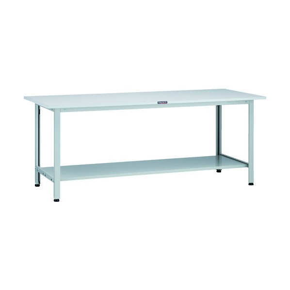 ※法人専用品※トラスコ AO型軽量作業台 1800X600 下棚2枚付 AO-1860LT2 1台