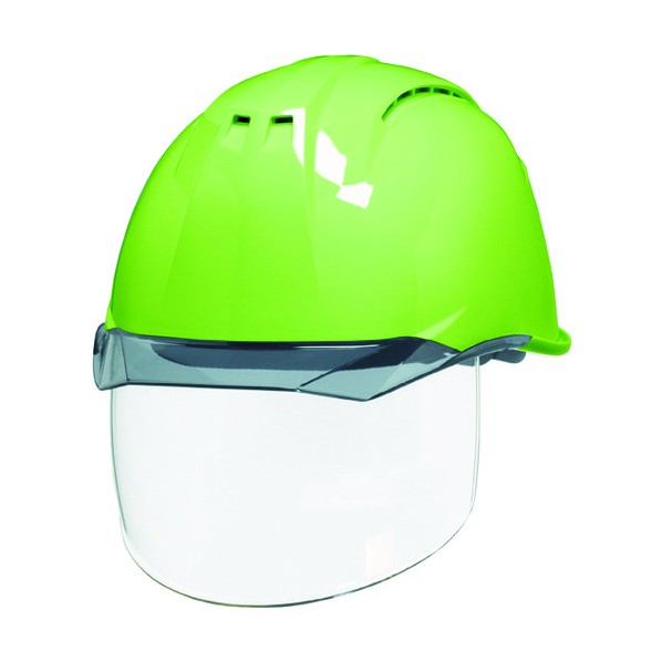 DIC可塑性物質 澄み切ったバイザー安全帽(遮蔽物面付) AP11EVO-CSW KP 生新しい緑であること/人烟 AP11EVO-CSW-HA6-KP-FG/S 1点 ヘルメット-花・ガーデン・DIY