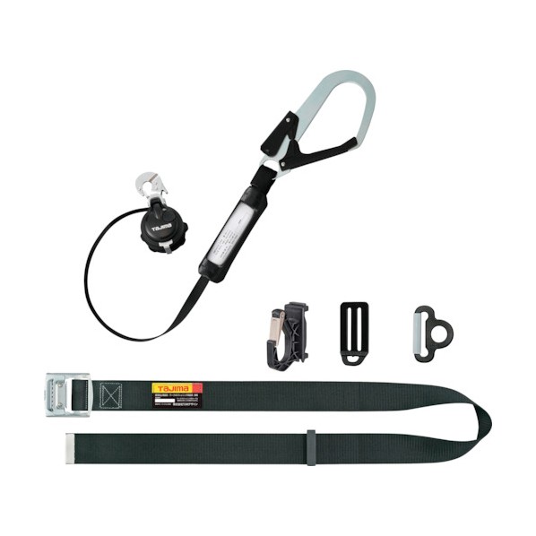 TJMデザイン 胴ベルト用VR150L1スチールベルトLセット L B1SLVR-L1BK 1個|DIY FACTORY ONLINE SHOP