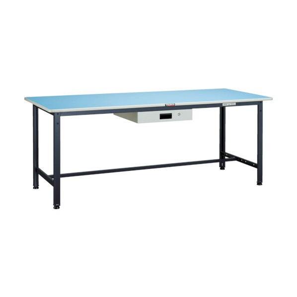 ※法人専用品※トラスコ BE型軽量作業台 1800X600 薄型1段引出付 BE-1860UDK1 1