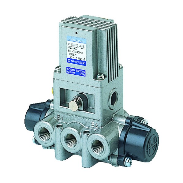 日本精器 4方向電磁弁8AAC100V7Mシリーズシングル BN7M438E100｜DIY FACTORY ONLINE SHOP