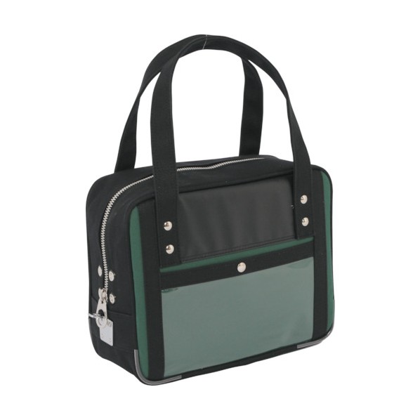 SANEI SANEI キャンヴァス電子メール用豆の町(SS)馬蹄錠金具付 モスグリーン 29 x 32 x 6 糎