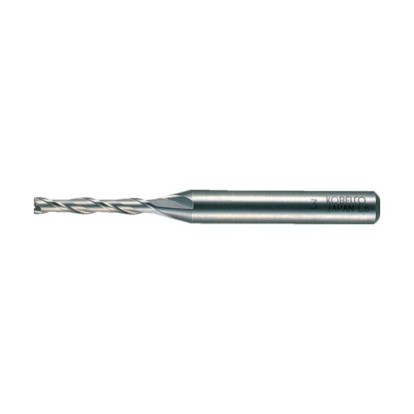 ミツビシマテリアル K 2枚刃汎用 超硬スクエアエンドミルロング刃長(L)7.5mm C2LSD0750 1点 13,551円