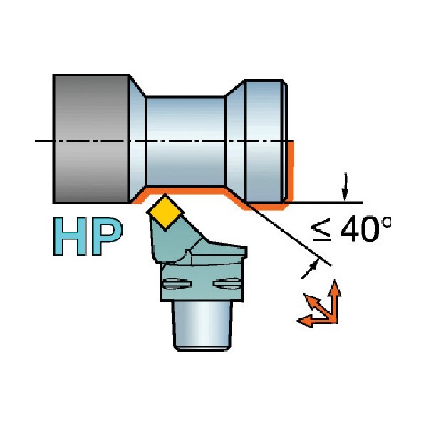 サンドビック コロマントキャプトＴ－ＭａｘＰ用ＨＰ切り立てる上端 C6-PSSNR-45054-15HP 1