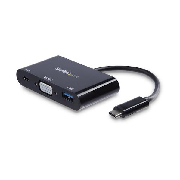 STARTEC.COM社 ドッキングステーション/USB-C/VGA/60W PD/USBハブ/Thunderbolt 3/多機能USBマルチハブ CDP2VGAUACP 1個