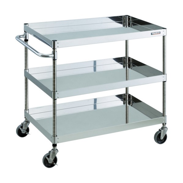 トラスコ 304クリーンフェニックス 750X500 3段 SUS金具 CPE3-973SC 1｜DIY FACTORY ONLINE SHOP