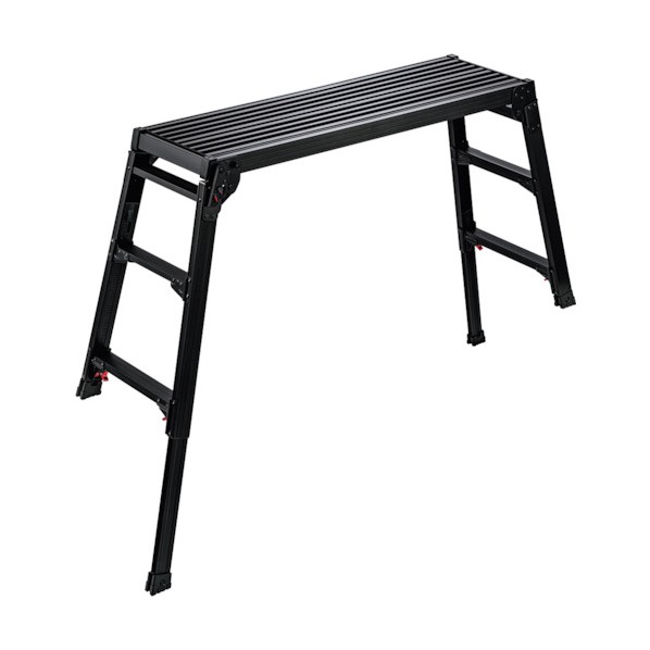 ※法人専用品※長谷川工業 脚部伸縮足場台(BLACK LABEL) 3段 DRSB-1000 1台｜DIY FACTORY ONLINE SHOP